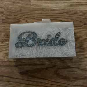 Bride hard shell clutch crossbody